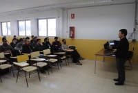 Jaume Catarineu d´Ubiquat Technologies, a l´institut Milà i Fontanals
