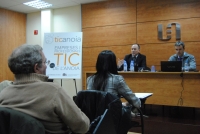 Isidre Mensa presenta l'acte sobre els Sistemes d'Informació