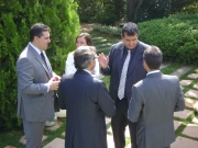 2n Dinar networking TICAnoia (2009) amb el Sr. Ernest Benach (President del Parlament de Catalunya)