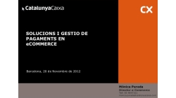 Solucions i gestió de pagaments en e-commerce - CatalunyaCaixa