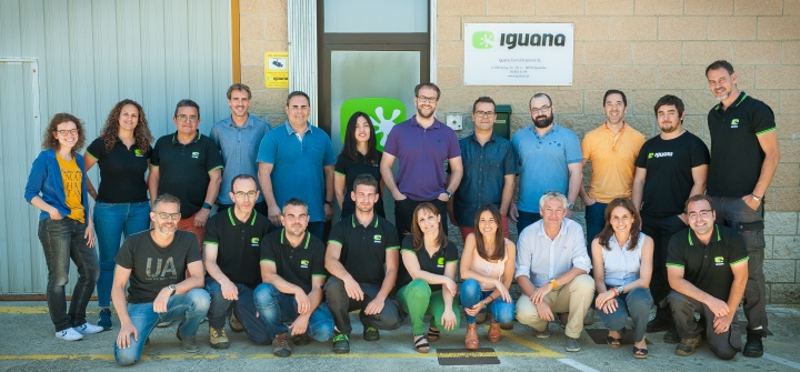 Part de l'equip d'Iguana